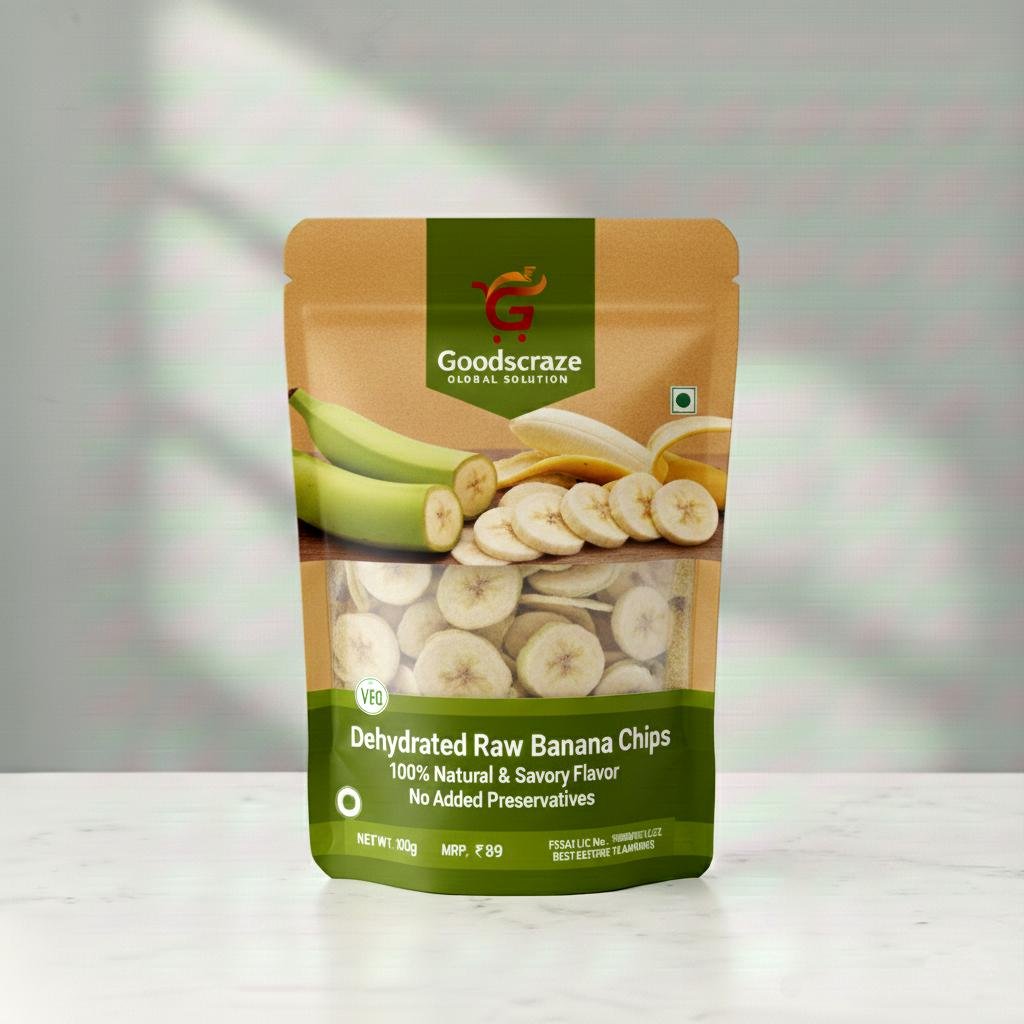 dehydrated banana chips