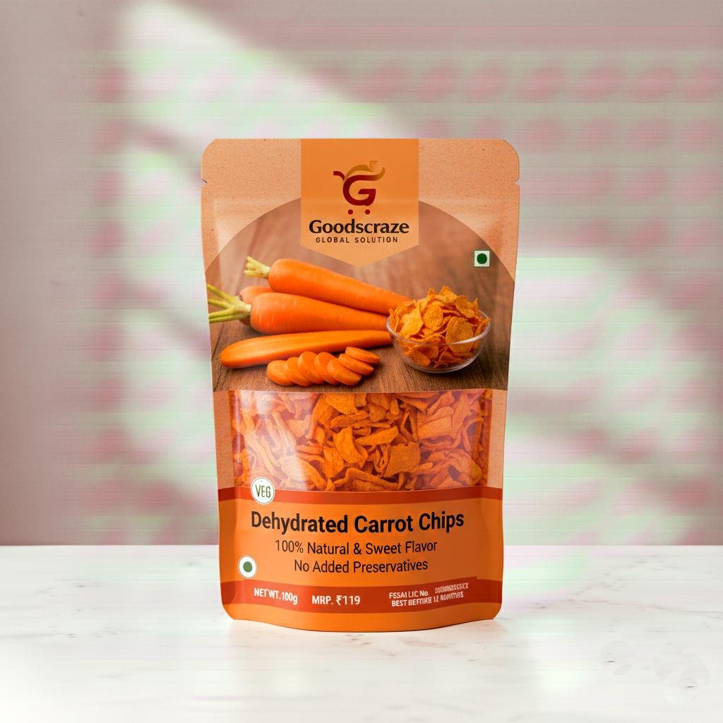 dehydrated carrotchips