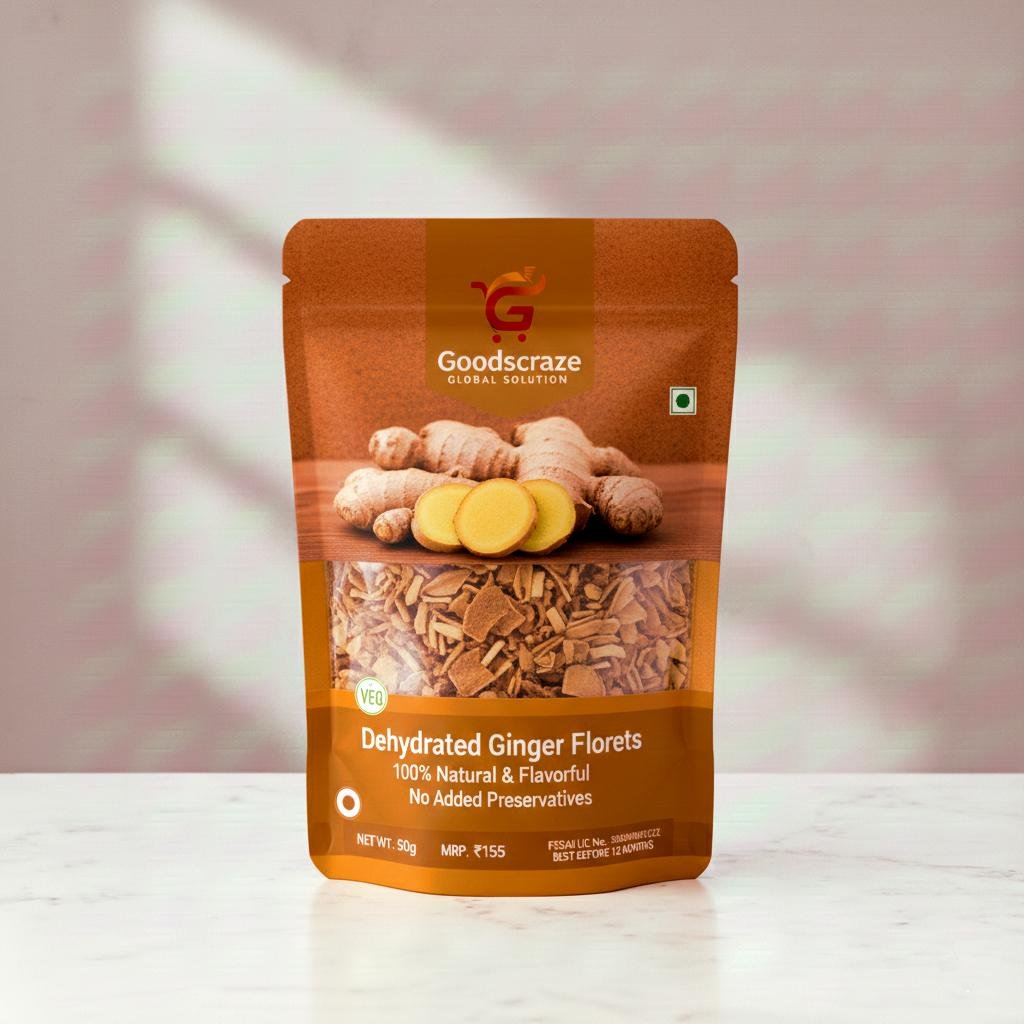 dehydrated ginger florates