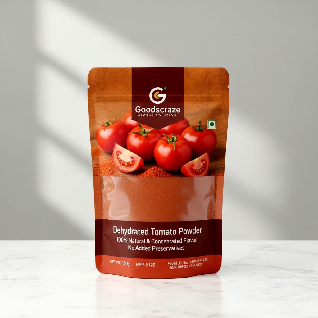 dehydrated red tomato powder