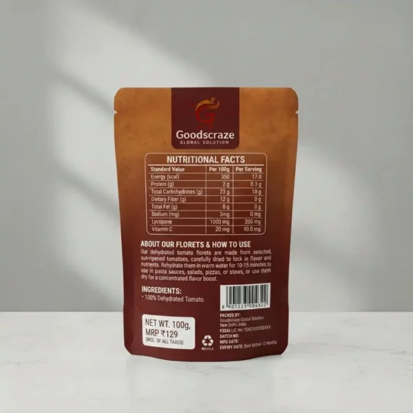 Natural Dehydrated Tomato Florets